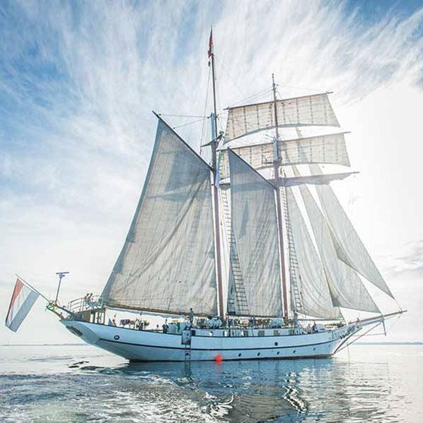 Nehmen Sie Kurs auf neue Horizonte – mit unseren Großseglern Loth Lorien und J. R. Tolkien.